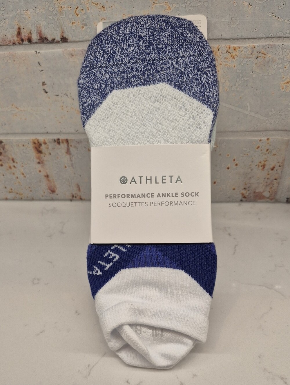 NWT Athleta Ankle Socks 3 Pack Women's M/L